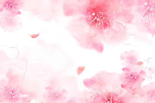 梦幻浪漫花卉背景图片素材免费下载
