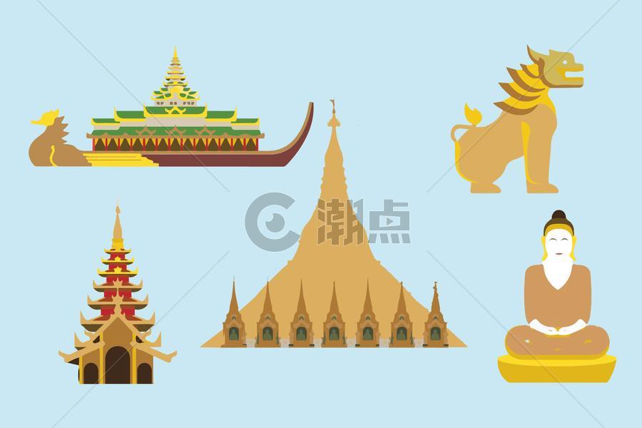 缅甸建筑素材图片素材免费下载