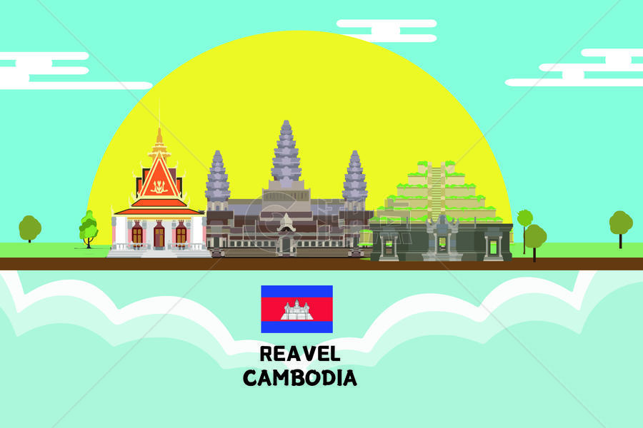 柬埔寨旅游图片素材免费下载