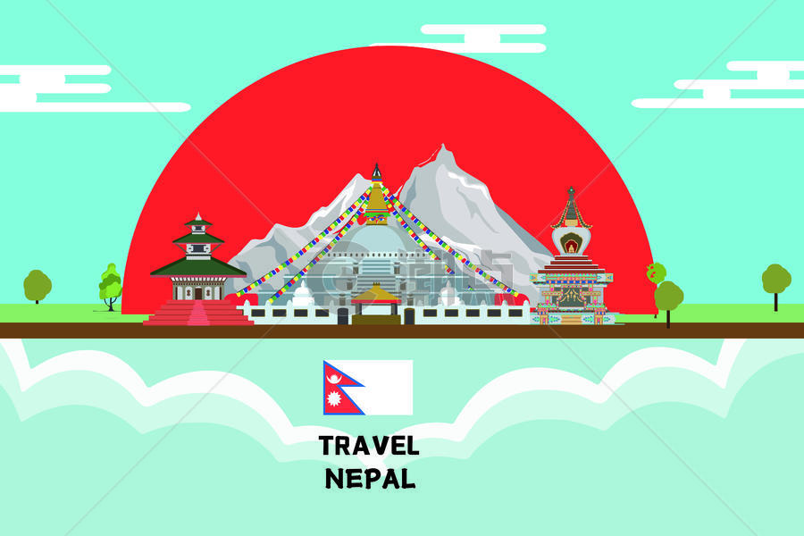 尼泊尔旅游图片素材免费下载
