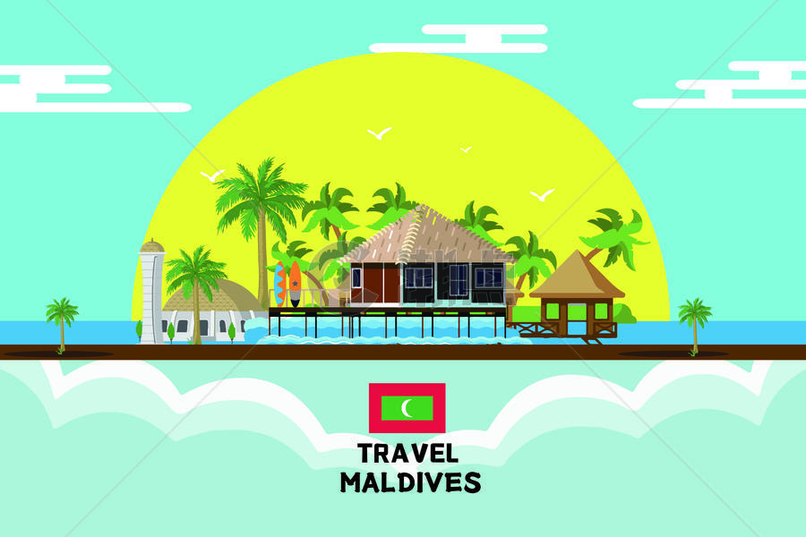 马尔代夫旅游图片素材免费下载