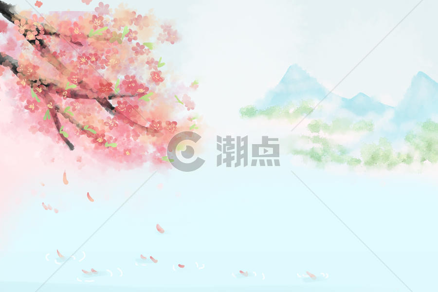 中国风花树图片素材免费下载