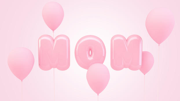 母亲节气球图片素材免费下载