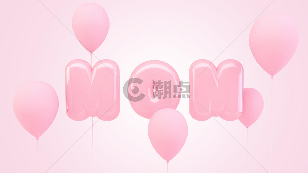 母亲节气球图片素材免费下载