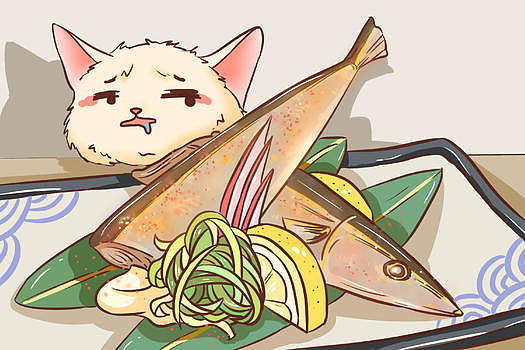 秋刀鱼的滋味猫也想知道图片素材免费下载