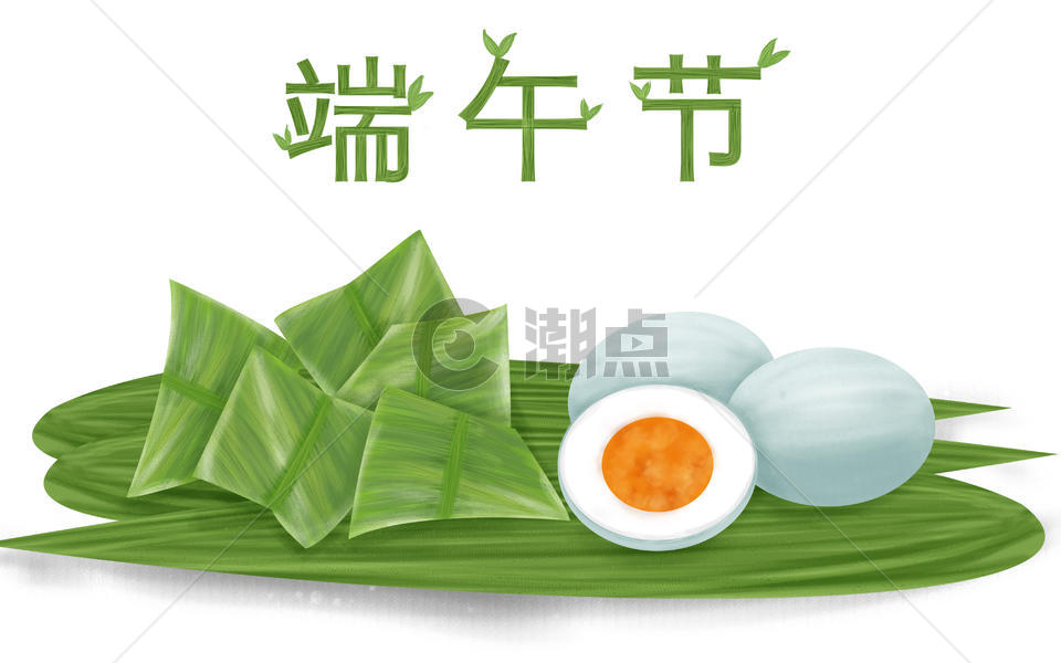 端午节粽子和鸭蛋图片素材免费下载