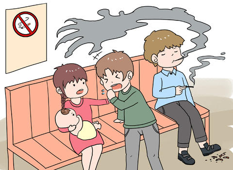 世界无烟日漫画图片素材免费下载