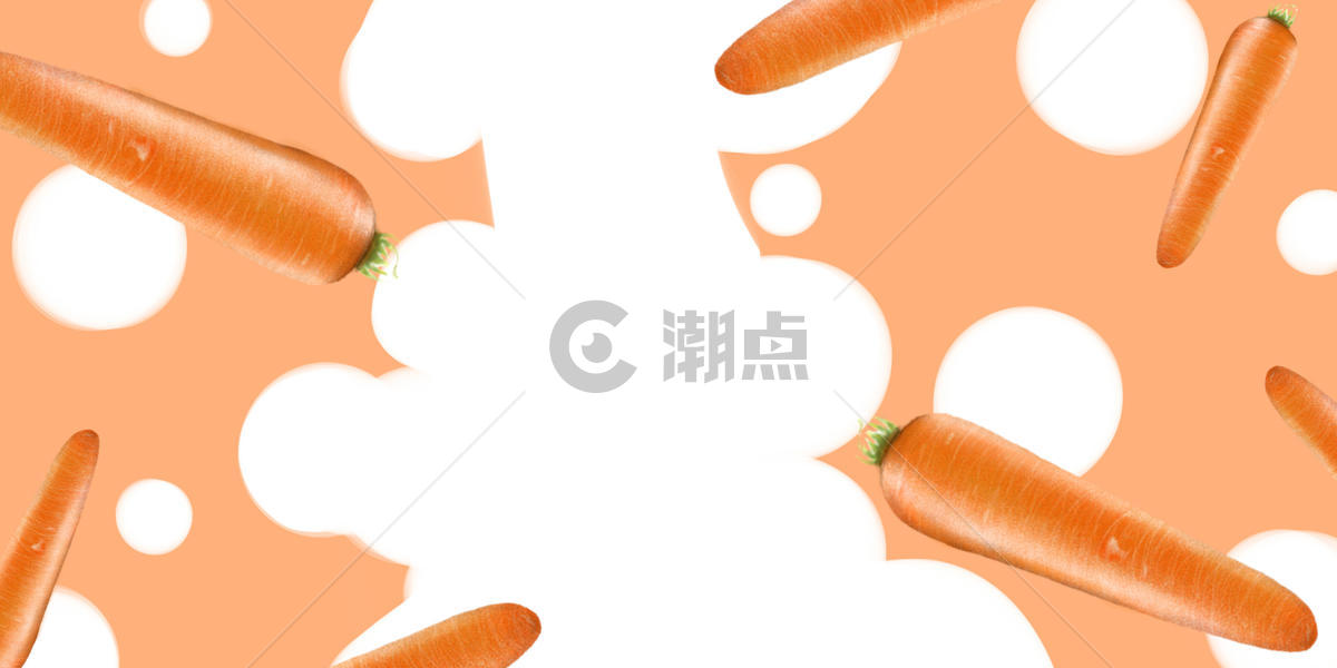 蔬菜胡萝卜壁纸插画图片素材免费下载