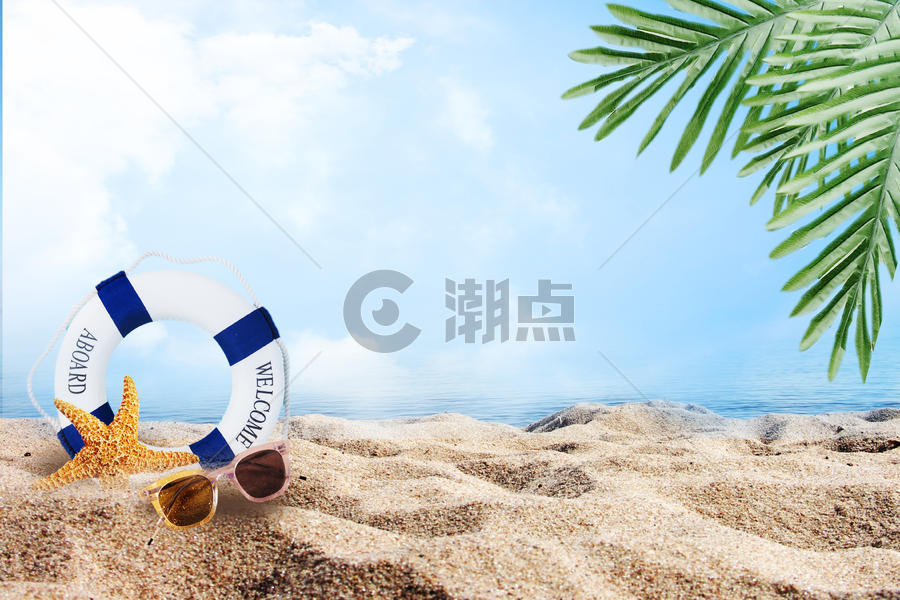夏季海滩图片素材免费下载