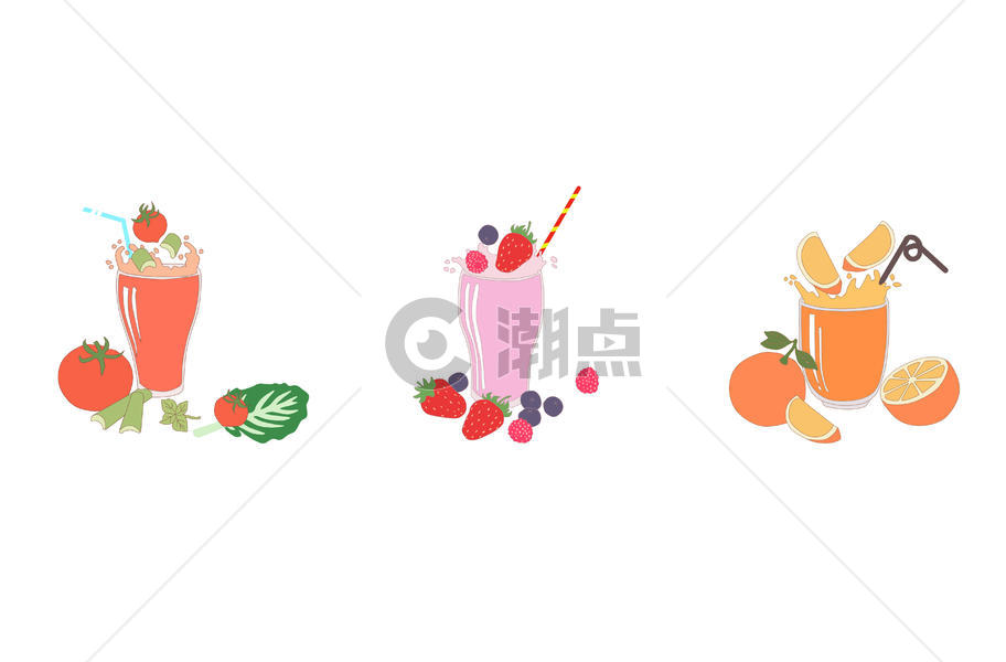 饮料插画素材图片素材免费下载