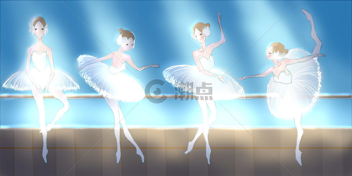 芭蕾女孩图片素材免费下载