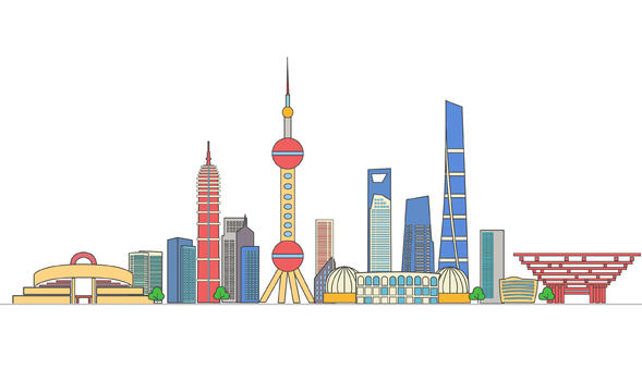上海地标都市图片素材免费下载