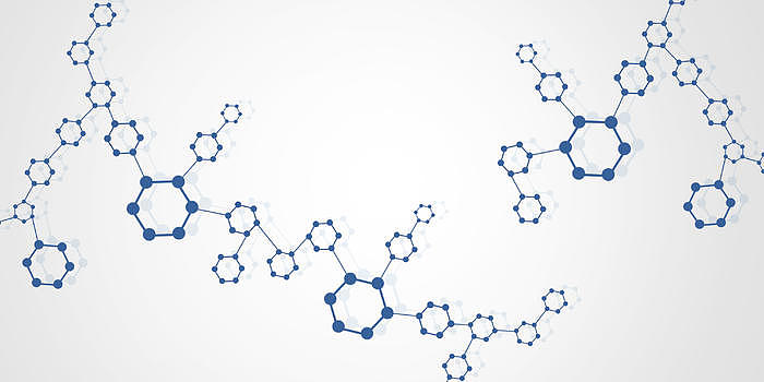 六边形分子结构背景图片素材免费下载