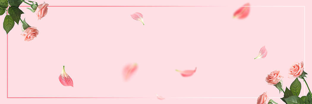粉色花瓣简约背景图片素材免费下载