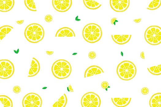 清新柠檬背景图片素材免费下载
