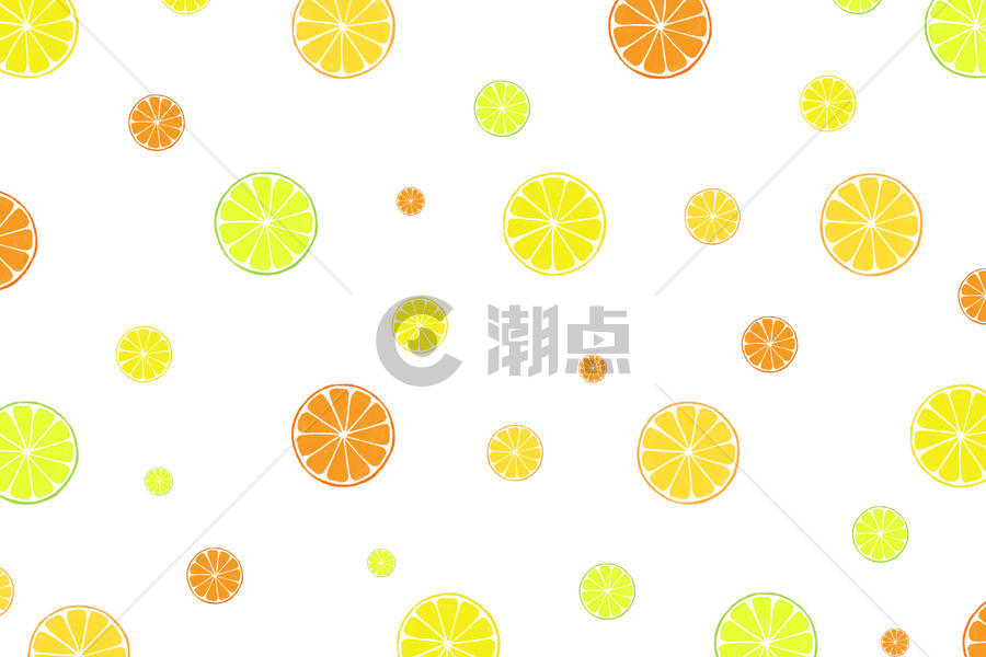 清新柠檬柚子背景图片素材免费下载