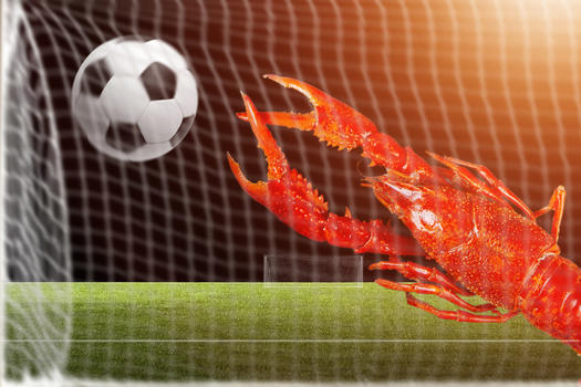小龙虾与世界杯图片素材免费下载