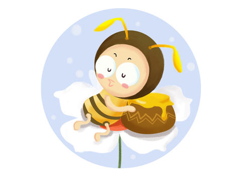 睡觉的蜜蜂图片素材免费下载