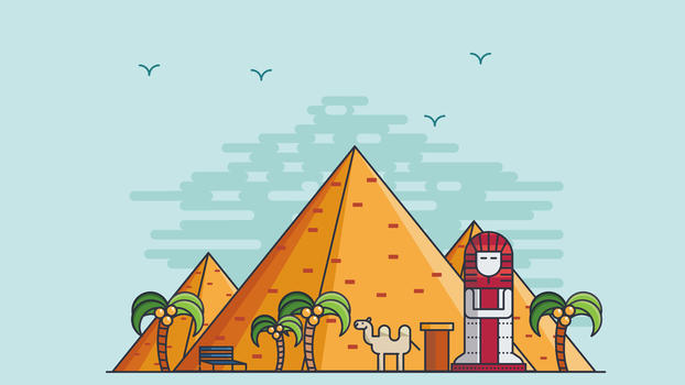 埃及城市风光建筑图片素材免费下载