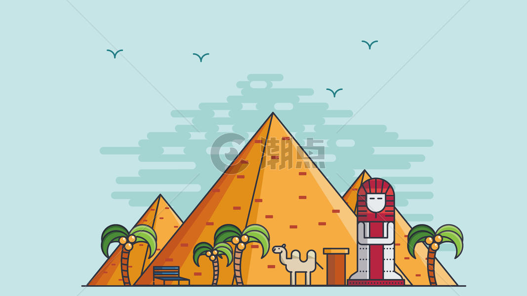 埃及城市风光建筑图片素材免费下载