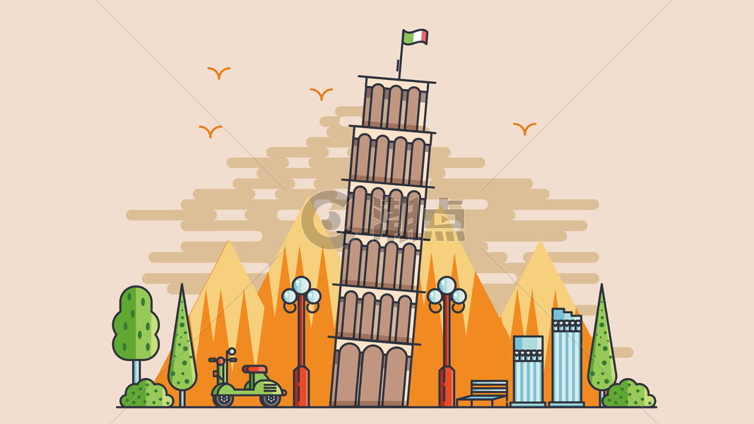 罗马城市风光建筑标志性建筑图片素材免费下载
