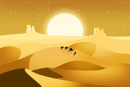 沙漠旅行图片素材免费下载