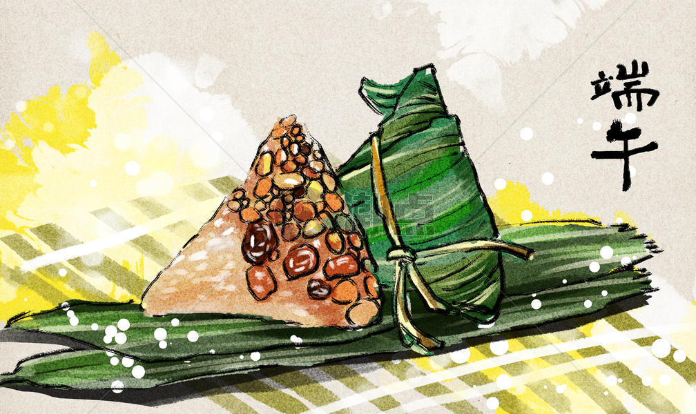 端午节粽子插画图片素材免费下载