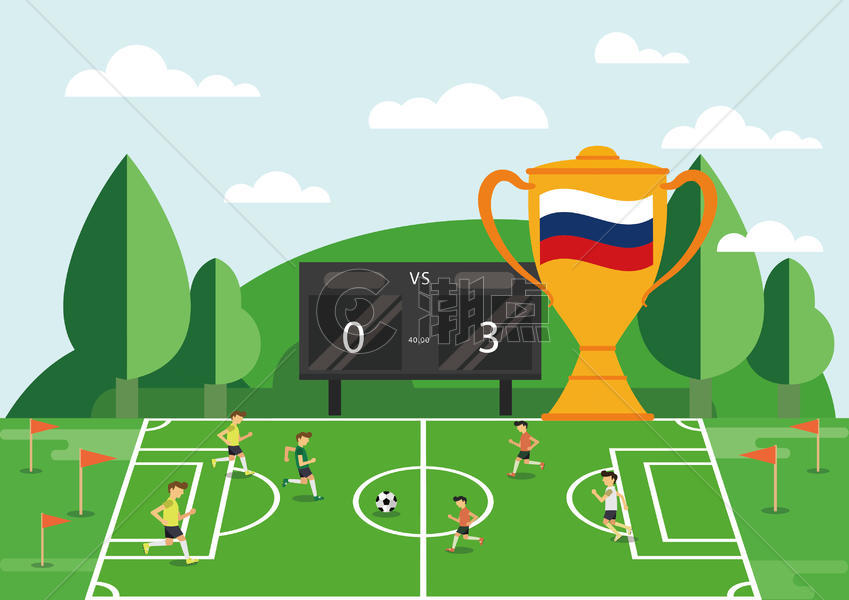 俄罗斯世界杯图片素材免费下载