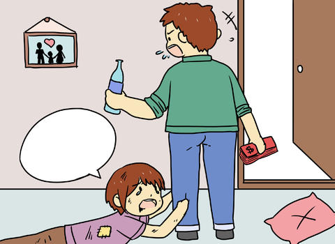 家庭生活漫画图片素材免费下载