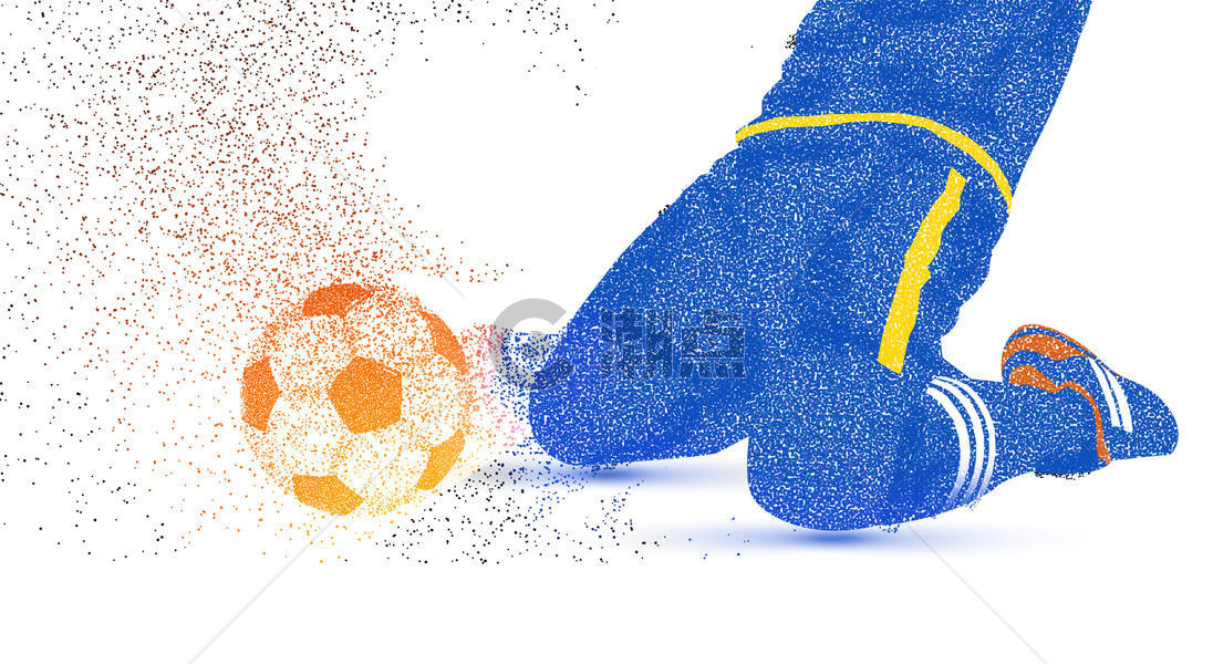 世界杯粒子剪影图片素材免费下载