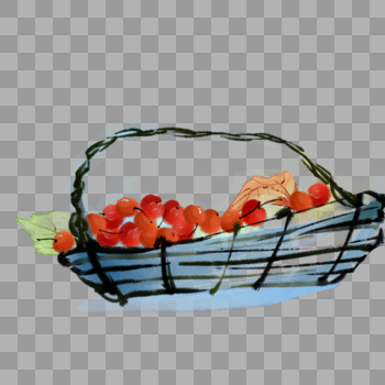装着水果的篮子图片素材免费下载