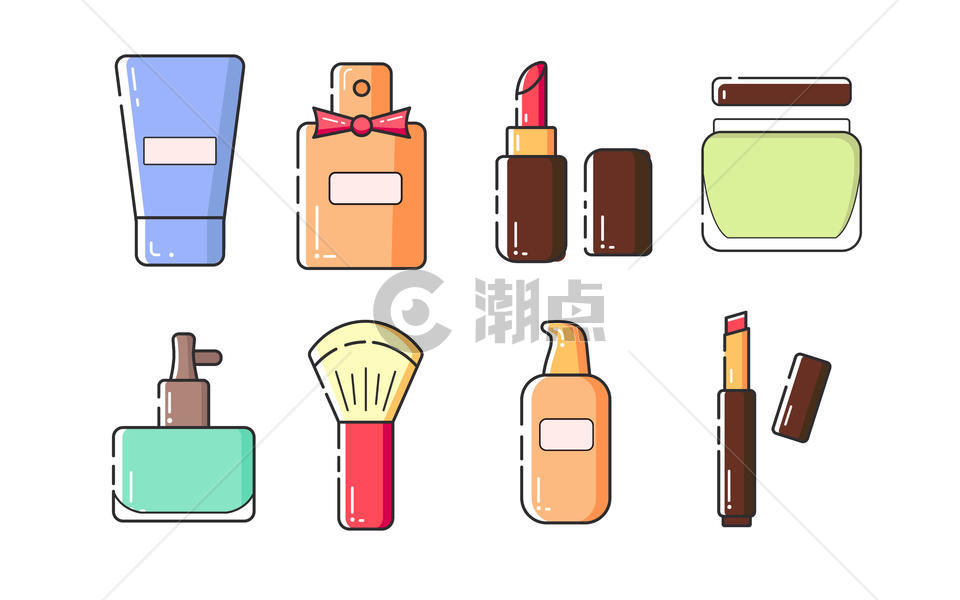 化妆品MBE图标图片素材免费下载