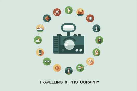 小清新旅游季图片素材免费下载