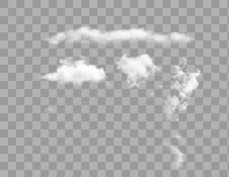 几朵表白云图片素材免费下载