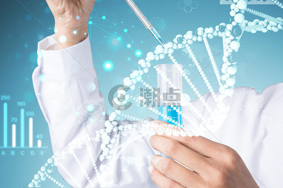医疗DNA分子研究图片素材免费下载