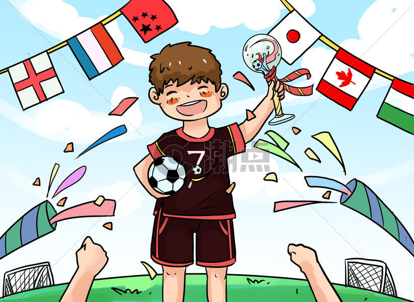 世界杯插画图片素材免费下载