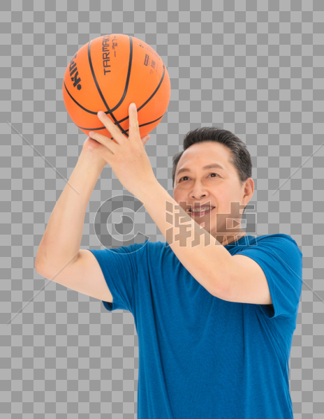 打篮球的老年人图片素材免费下载