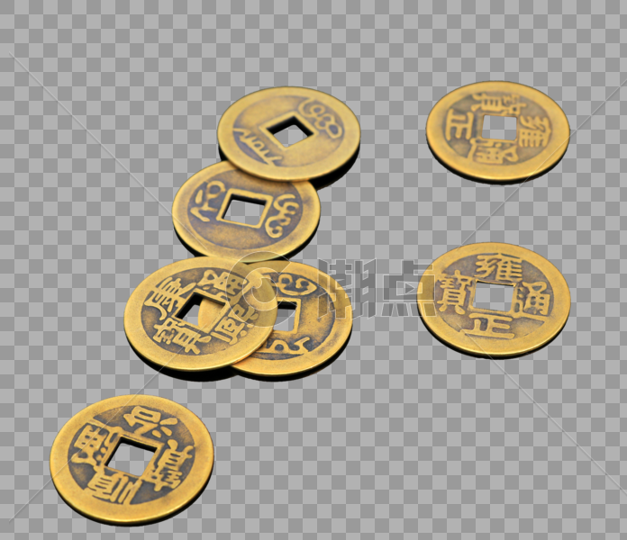 铜钱硬币图片素材免费下载