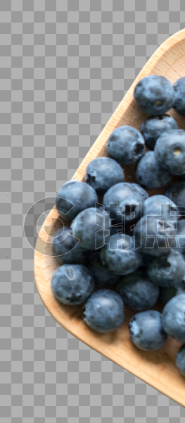 木盘里的蓝莓图片素材免费下载