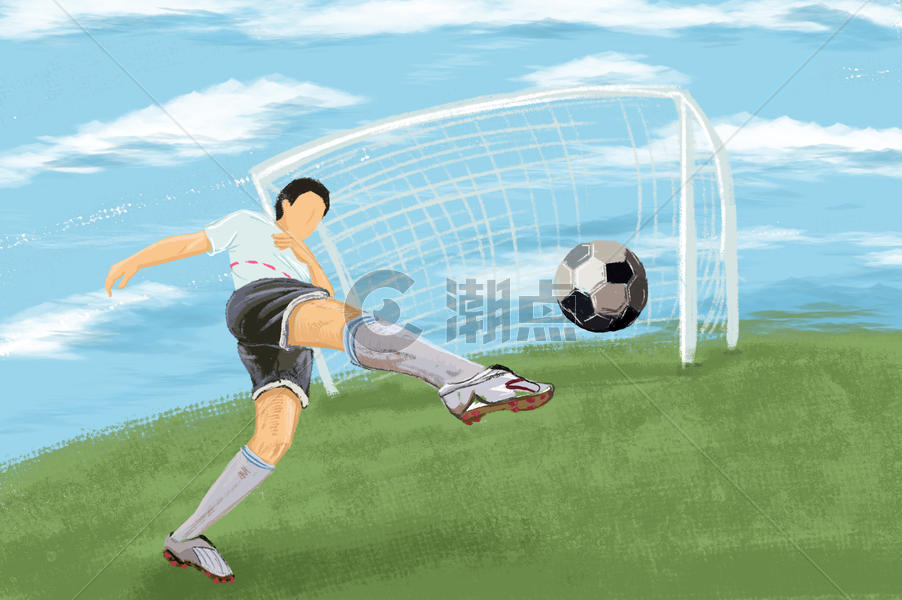 世界杯足球插画图片素材免费下载