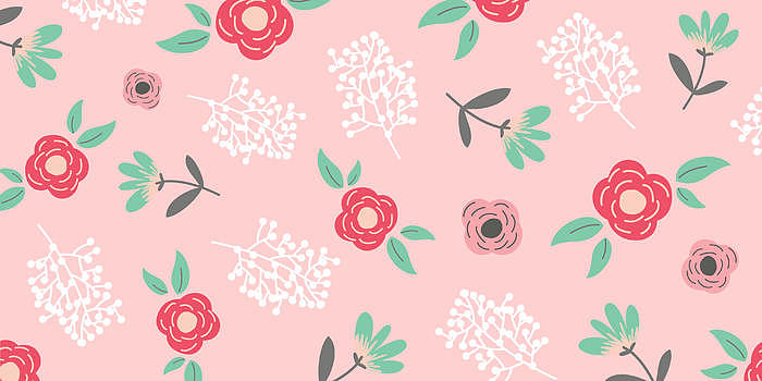 粉红花卉背景图片素材免费下载