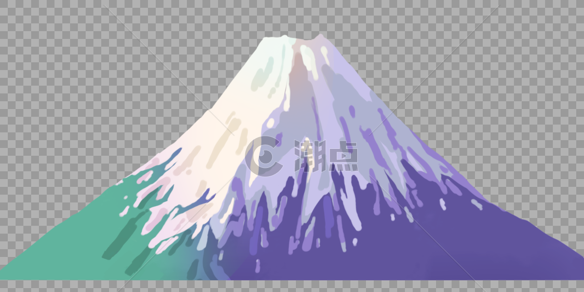 富士山元素图片素材免费下载