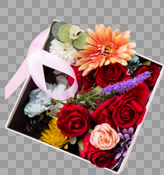 鲜花礼盒图片素材免费下载