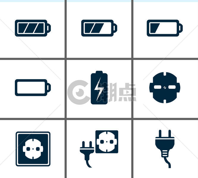 电池图标图片素材免费下载