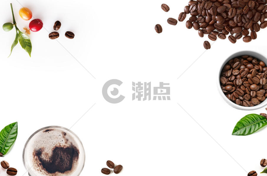 咖啡豆背景图片素材免费下载