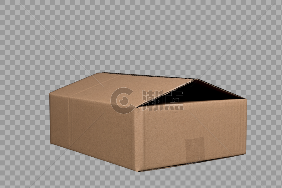 瓦楞纸包装箱免抠图元素图片素材免费下载
