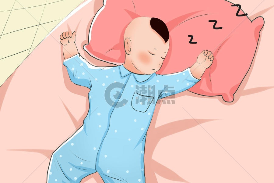 宝宝睡觉图片素材免费下载