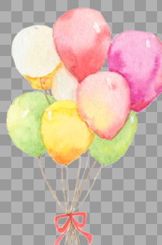 彩色的气球图片素材免费下载