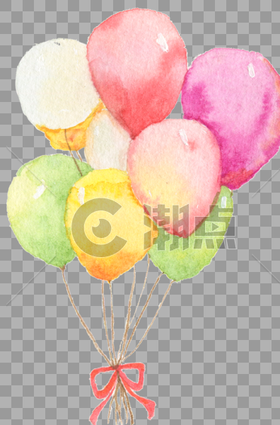 彩色的气球图片素材免费下载