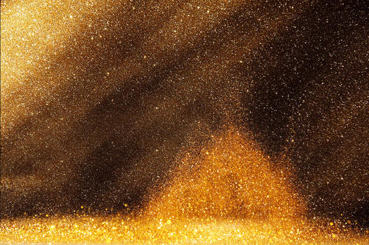 金色粒子光斑背景图片素材免费下载